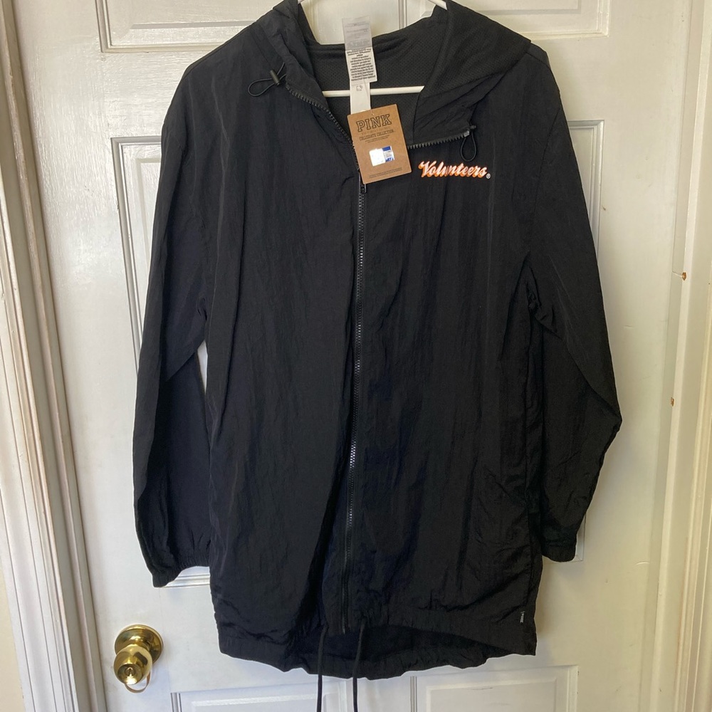 PINK Victoria’s Secret Collegiate Collection Tennessee Black Jacket XS/S